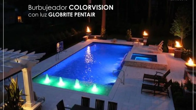 Burbujeador Colorvision con Luz Globrite Pentair